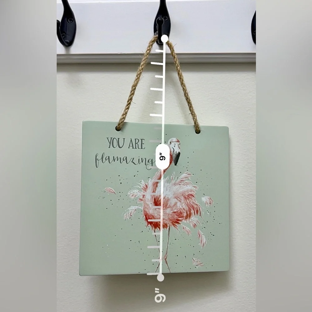 “You are flamazing” home decor sign with cute flamingo. - Picture 4 of 4